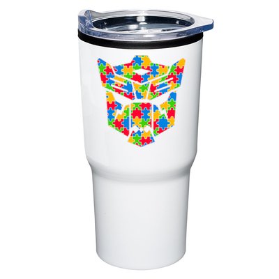 Autism Puzzle Dinobot Logo Tumbler