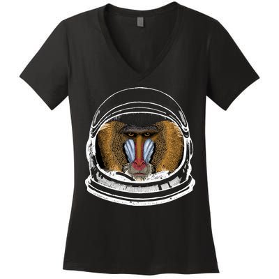 Ape Astronaut Women's V-Neck T-Shirt