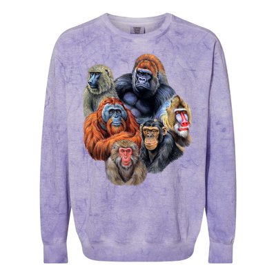 Ape Collage Colorblast Crewneck Sweatshirt