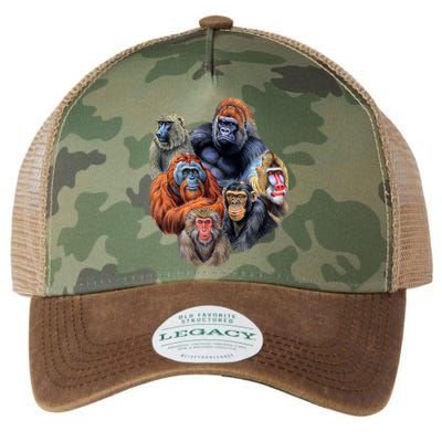 Ape Collage Legacy Tie Dye Trucker Hat