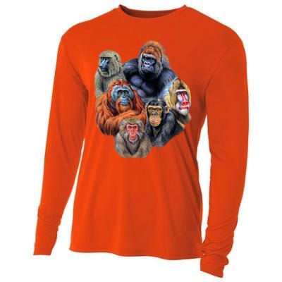 Ape Collage Cooling Performance Long Sleeve Crew