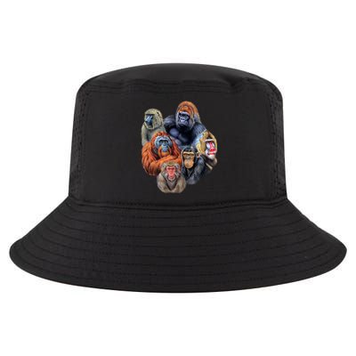 Ape Collage Cool Comfort Performance Bucket Hat