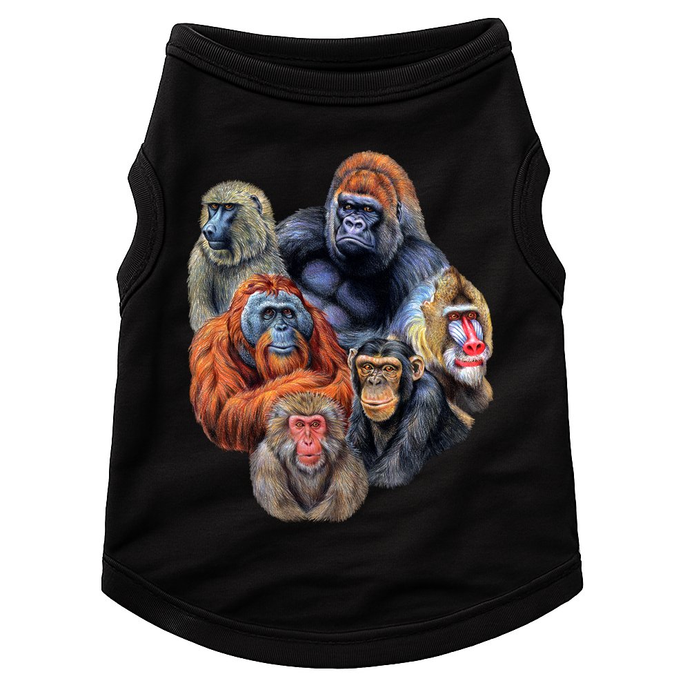 Ape Collage Doggie Tank