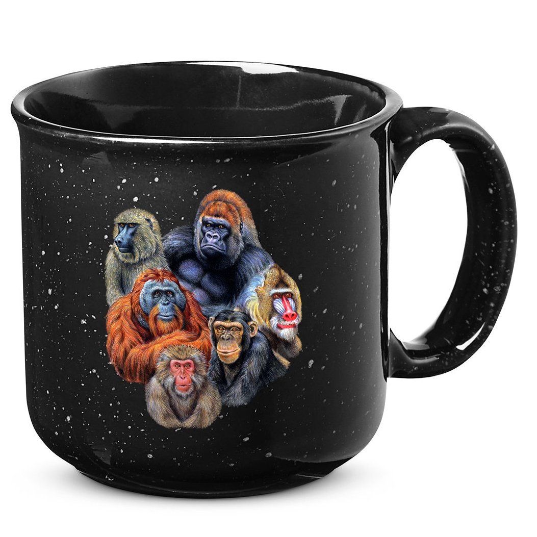 Ape Collage 15oz Campfire Ceramic Mug