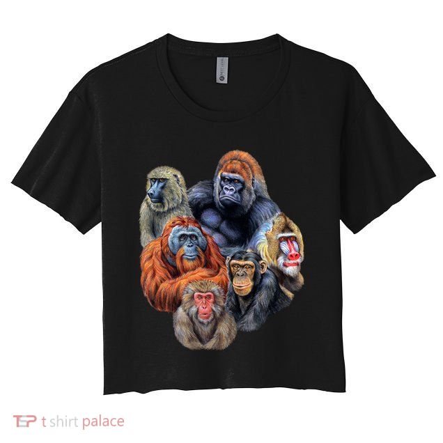 Ape Collage Crop Top