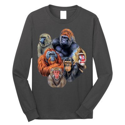 Ape Collage Long Sleeve Shirt