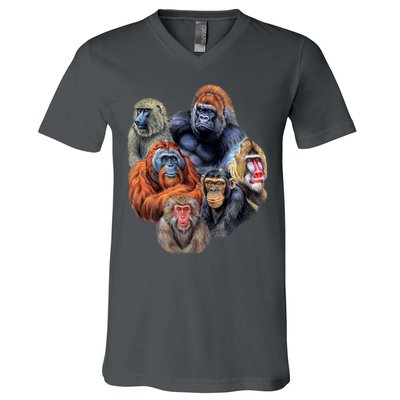 Ape Collage V-Neck T-Shirt