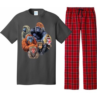 Ape Collage Pajama Set