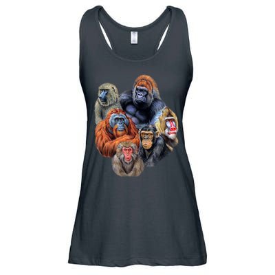 Ape Collage Ladies Essential Flowy Tank