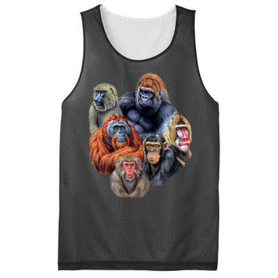 Ape Collage Mesh Reversible Basketball Jersey Tank