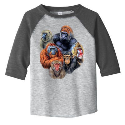 Ape Collage Toddler Fine Jersey T-Shirt