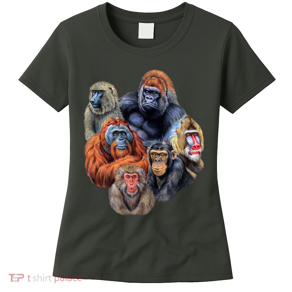 Ape Collage Womens T-Shirt