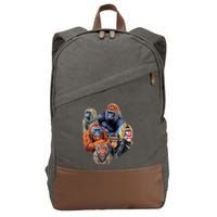 Ape Collage Cotton Canvas Backpack