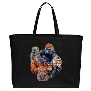 Ape Collage Cotton Canvas Jumbo Tote