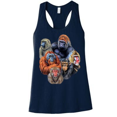 Ape Collage Women's Racerback Tank