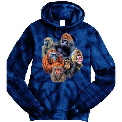 Ape Collage Tie Dye Hoodie