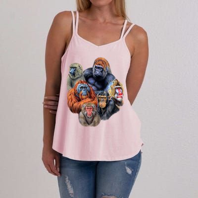 Ape Collage Women's Strappy Tank