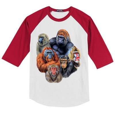 Ape Collage Kids Colorblock Raglan Jersey