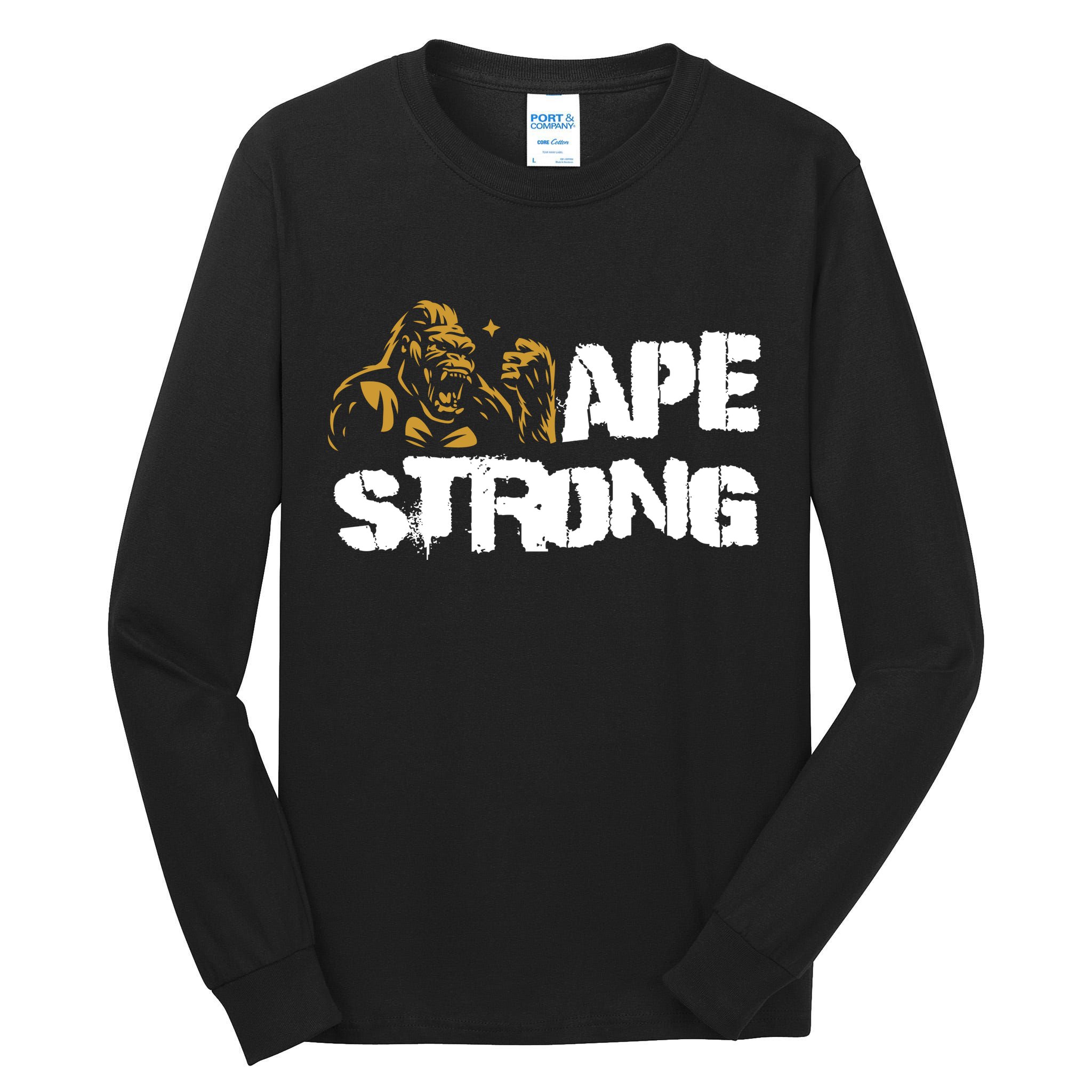 Ape Strong Tall Long Sleeve T-Shirt