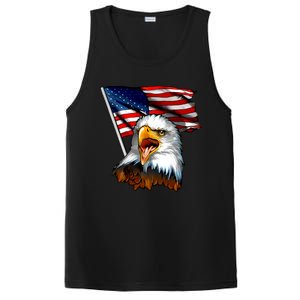 American Patriotic Eagle Flag PosiCharge Competitor Tank