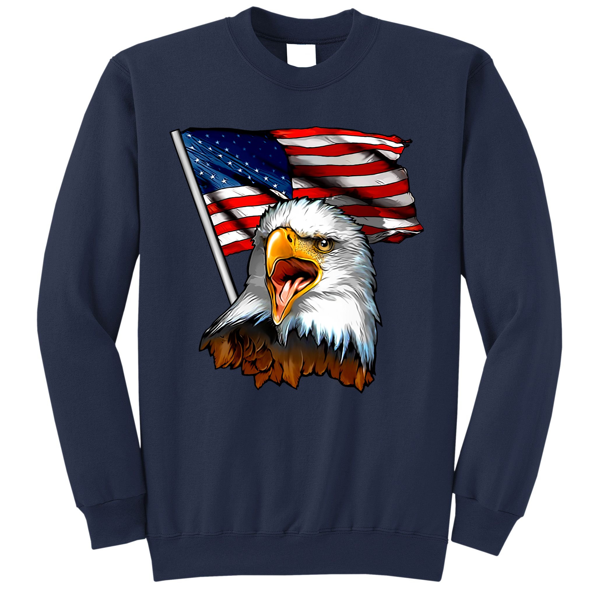 American Patriotic Eagle Flag Sweatshirt