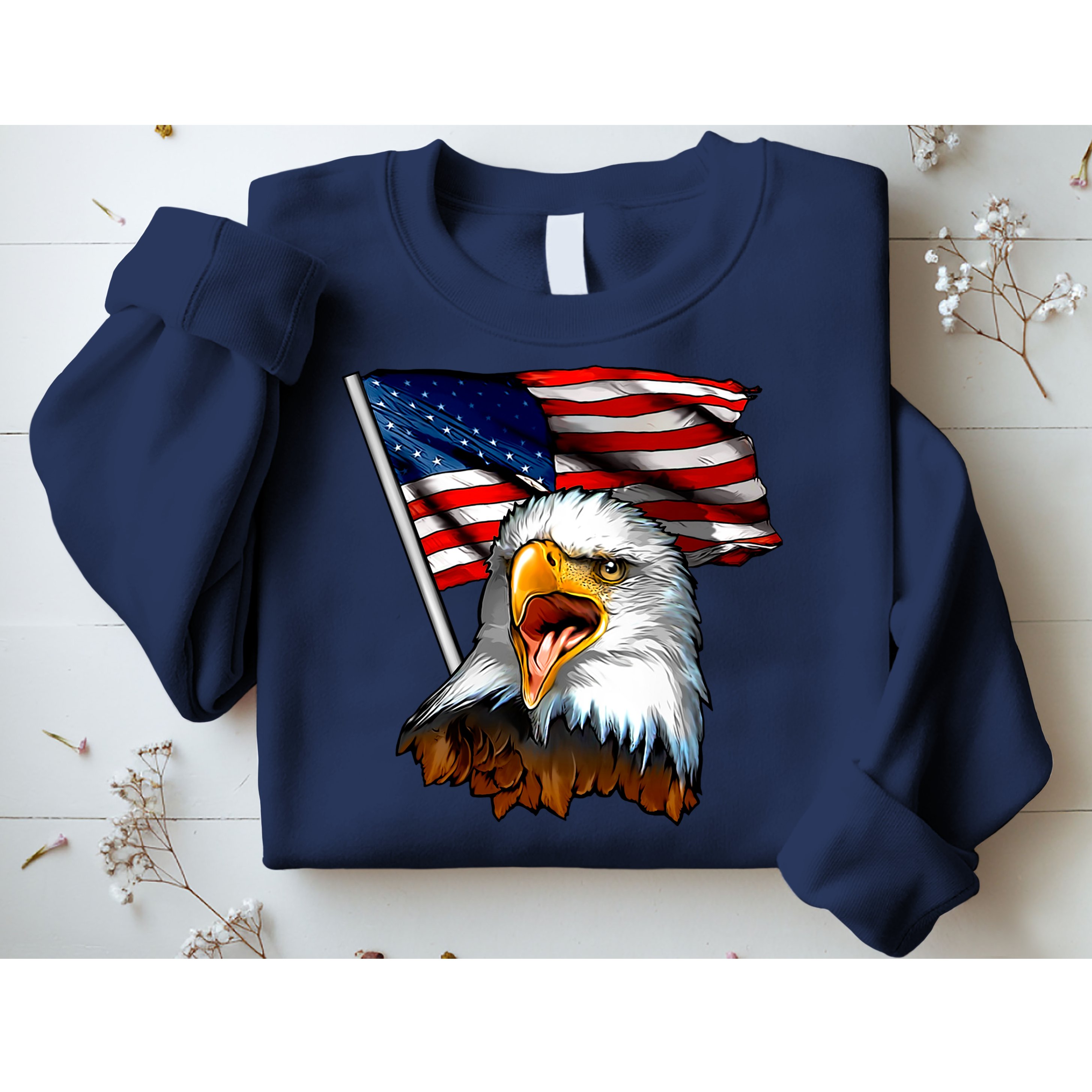 American Patriotic Eagle Flag Sweatshirt