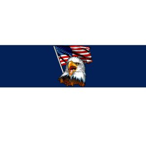 American Patriotic Eagle Flag Bumper Sticker