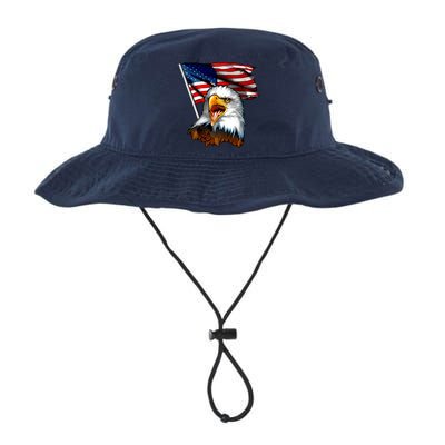 American Patriotic Eagle Flag Bucket Hat