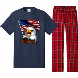 American Patriotic Eagle Flag Pajama Set