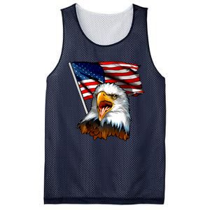 American Patriotic Eagle Flag Mesh Reversible Basketball Jersey Tank