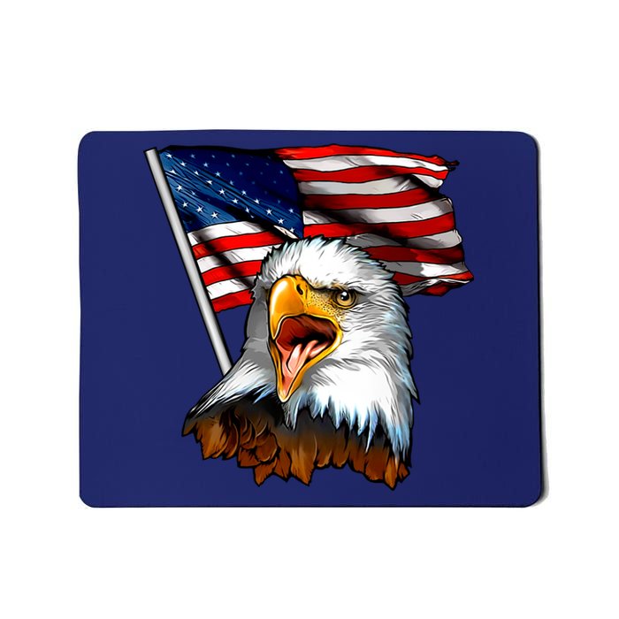 American Patriotic Eagle Flag Mousepad