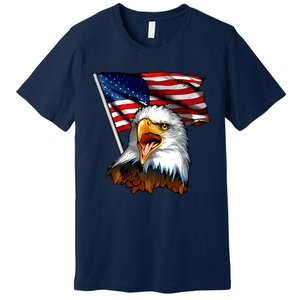 American Patriotic Eagle Flag Premium T-Shirt