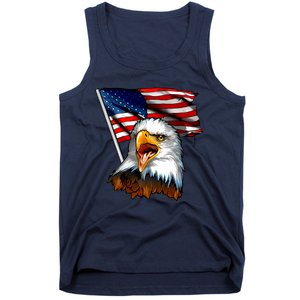 American Patriotic Eagle Flag Tank Top