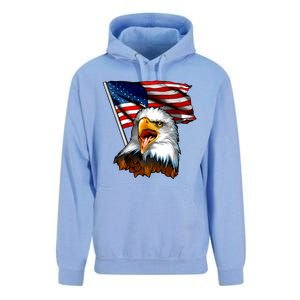 American Patriotic Eagle Flag Unisex Surf Hoodie