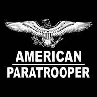 American Paratrooper Eagle Drawstring Bag