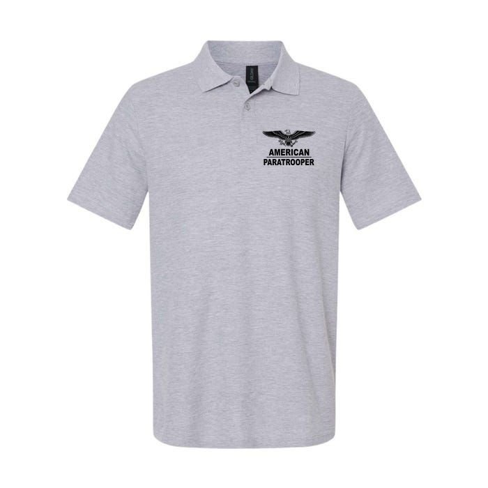 American Paratrooper Eagle Softstyle Adult Sport Polo