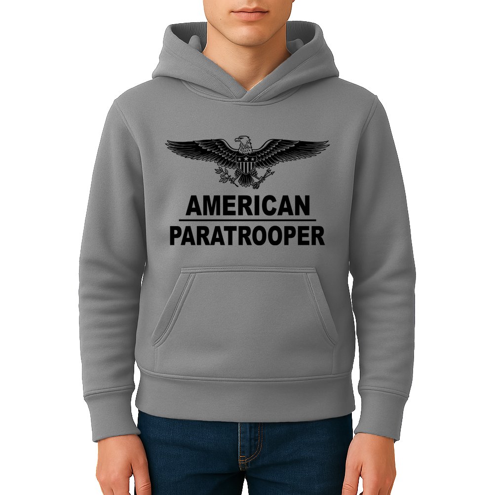 American Paratrooper Eagle Kids Hoodie