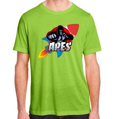 Apes To The Moon Adult ChromaSoft Performance T-Shirt