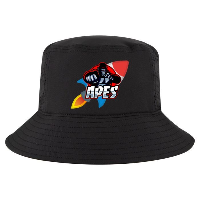 Apes To The Moon Cool Comfort Performance Bucket Hat