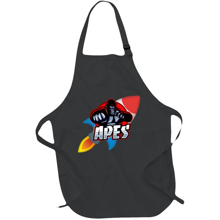 Apes To The Moon Apron
