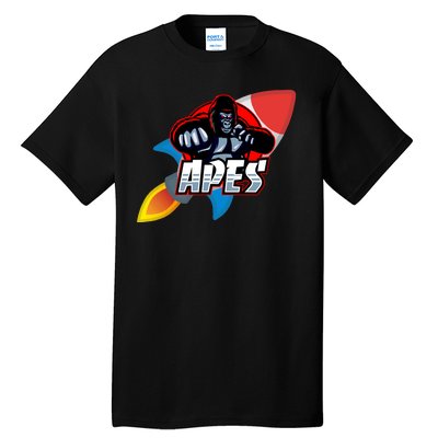 Apes To The Moon Tall T-Shirt