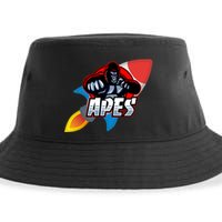 Apes To The Moon Sustainable Bucket Hat