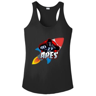 Apes To The Moon Ladies PosiCharge Competitor Racerback Tank