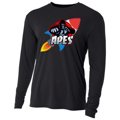 Apes To The Moon Cooling Performance Long Sleeve Crew