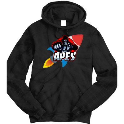 Apes To The Moon Tie Dye Hoodie