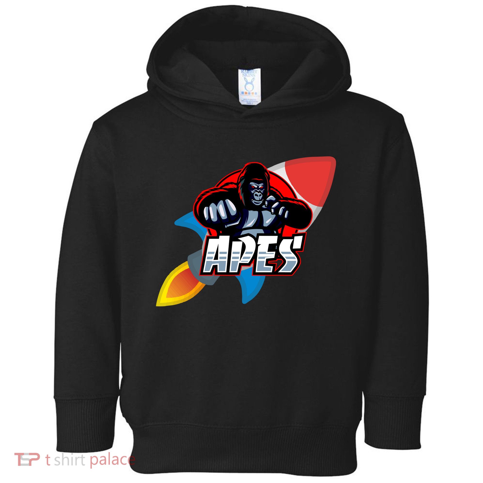 Apes To The Moon Toddler Hoodie
