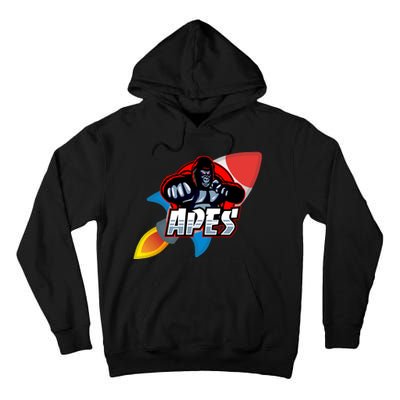 Apes To The Moon Tall Hoodie