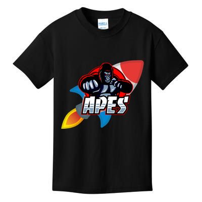 Apes To The Moon Kids T-Shirt