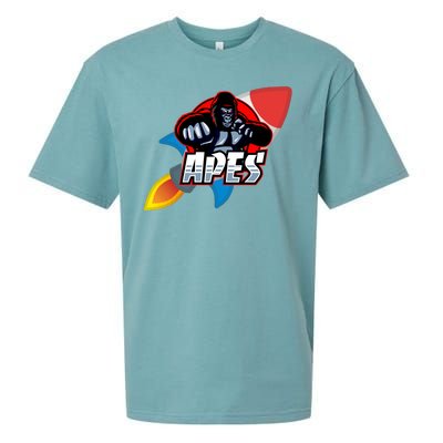 Apes To The Moon Sueded Cloud Jersey T-Shirt