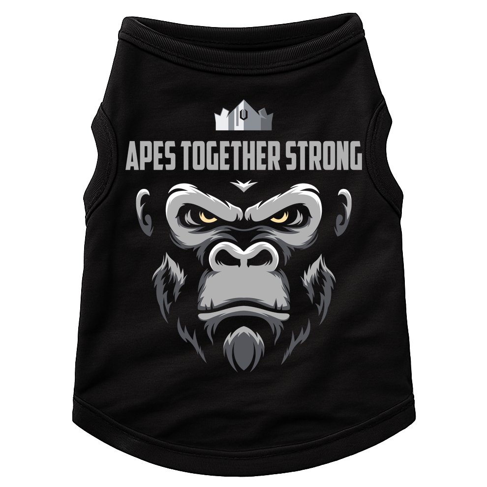 Apes Together Strong Gorilla HODL Stocks Doggie Tank